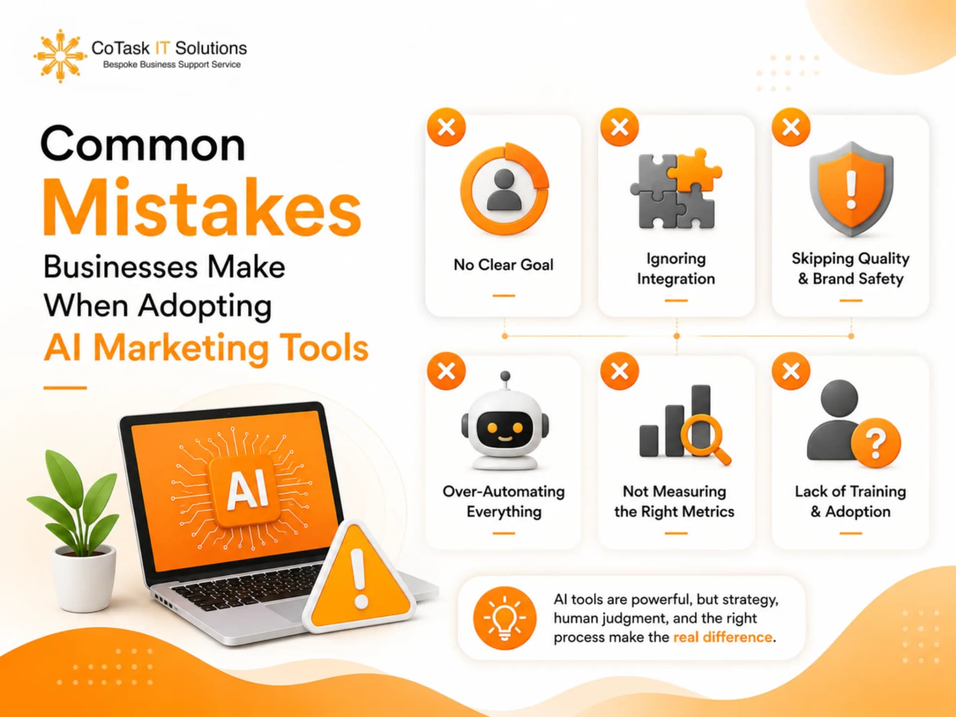 Common Mistakes Businesses Make When Adopting AI Marketing Tools